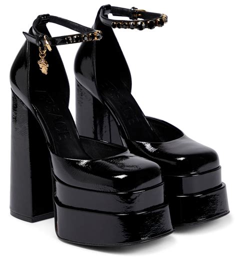 versace medusa mesmerize|Versace Medusa platform heels.